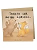 Mr. & Mrs. Panda Deluxe Karte Hase Tanzen Design mit Spruch in Weiß