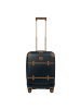 BRIC`s Bellagio 4 Rollen Kabinentrolley 55 cm mit Dehnfalte blau-tabak