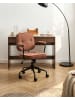 Beliani Bürostuhl PAWNEE in Braun/Schwarz - (W) 64 x (H) 88 x (L) 64 cm