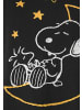 Peanuts Sleepshirt in schwarz-rot-gelb-weiß