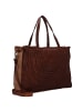 Caterina Lucchi Shopper Tasche Leder 38 cm in cognac