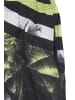 John Devin Badeshorts in schwarz-lime