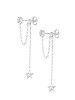 Elli Ohrringe 925 Sterling Silber Sterne, Astro, Stern in Silber