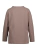 Ulla Popken Sweatshirt in nougatbraun