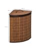 HOMCOM Wäschekorb in Braun 38L x 38B x 57H cm
