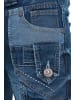 KOSMO LUPO Herren Regular Fit Jeans Stonewashed in Blue
