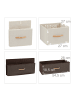 relaxdays Schubladenschrank in Braun - (B)58 x (H)79 x (T)31,5 cm