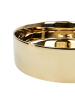 Beliani Waschbecken TEBAR in Gold - (W) 40 x (H) 12 x (L) 40 cm