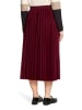 BETTY & CO Midirock mit Plissee in Fall Burgundy