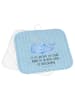 Mr. & Mrs. Panda Topfuntersetzer Wal Konfetti mit Spruch in Blau Pastell