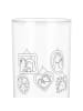 Mr. & Mrs. Panda Tumbler Igel Familie mit Spruch in Transparent