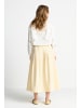 Rich & Royal Midi Baumwollrock in Soft Butter