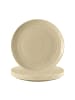 Seltmann Weiden 6er Set Frühstücksteller Terra in ø 22,5 cm in Sandbeige