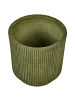 Beliani Outdoor Blumentopf DARIA in Grün - (W) 30 x (H) 30 x (L) 30 cm