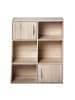 CALICOSY Lagerregal 11901 in Helles - (W) 61.5  x (H) 80  x (L) 29.5  cm
