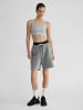 Hummel Kurze Hose Reflektierend Logo Hmltech Fußball Erwachsene in GREY MELANGE