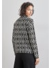 Street One Jaquard Pullover in Schwarz