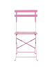 Beliani 3-tlg Bistro Set FIORI in Rosa