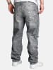 Humy Baggy Jeans im Loose Fit mit Used Details A&S in Hellgrau