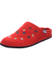Tofee Pantoffel in rot