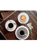 Seltmann Weiden 6er Set Milchkaffeetassen mit Untertassen Life Fashion 370 ml in Posh Rose