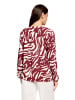 BETTY & CO Schlupfbluse mit Print in Nature/Dark Red