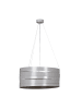 Licht-Erlebnisse Pendelleuchte Ø 45 cm in Grau Chrom