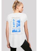 F4NT4STIC Long Cut T-Shirt Shibui Series Japan Streetstyle in weiß