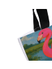 Mr. & Mrs. Panda Tote Bag Flamingo Classic Design ohne Spruch in Weiß