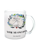 Mr. & Mrs. Panda Teetasse Gespenster  Liebe  mit Spruch in Transparent