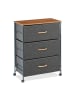 Schubladenschrank 3 Schubladen in Grau - (B)58 x (H)74,5 x (T)30 cm