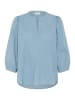 Kaffe Langarm-Bluse KAenya Regular fit in Windward Blue