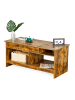 relaxdays Couchtisch in Braun - (B)110 x (H)50 x (T)50 cm
