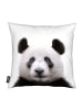 Juniqe Kissen "Panda" in Schwarz & Weiß