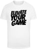 Mister Tee T-Shirt "Elevate Your Game" in Weiß