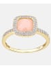 Diamant L'éternel Ring aus 375 Gelbgold mit Diamant mit Opal