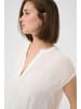 Kaffe Kurzarm-Bluse KAanja Regular fit in Chalk
