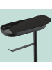 relaxdays WC Garnitur in Schwarz - (B)26 x (H)65 x (T)17 cm