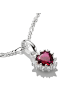 Thomas Sabo Charm-Anhänger in rot, silberfarben, weiß