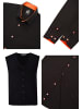 Rusty Neal Hemd mit Weste 2er Set in Schwarz / Orange