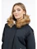 DreiMaster Vintage Damen Winterjacke in Marine Weiss