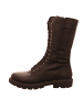Esgano Damenschnürrstiefel kalt flach  in  Schwarz