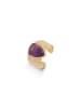 Luxenter Ring Sheak mit 18 Karat  verstellbar Gelbgold-Sheak purple