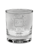 Mr. & Mrs. Panda Old Fashioned Glas Toast Party mit Spruch in Transparent