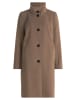 Betty Barclay Wollmantel mit Kragen in Taupe Melange