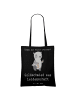 Mr. & Mrs. Panda Tragetasche Goldschmied Leidenschaft mit Spruch in Schwarz