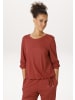 Aniston CASUAL Langarmshirt in dunkelrot