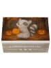 Mr. & Mrs. Panda Geschenkdose Waschbär Kürbis Design ohne Spruch in Weiß