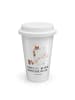 Mr. & Mrs. Panda Kaffeebecher To Go Einhorn Näherin mit Spruch in Weiß