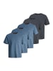 Jack & Jones T-Shirt Essentials in Hellblau / dunkelgrau